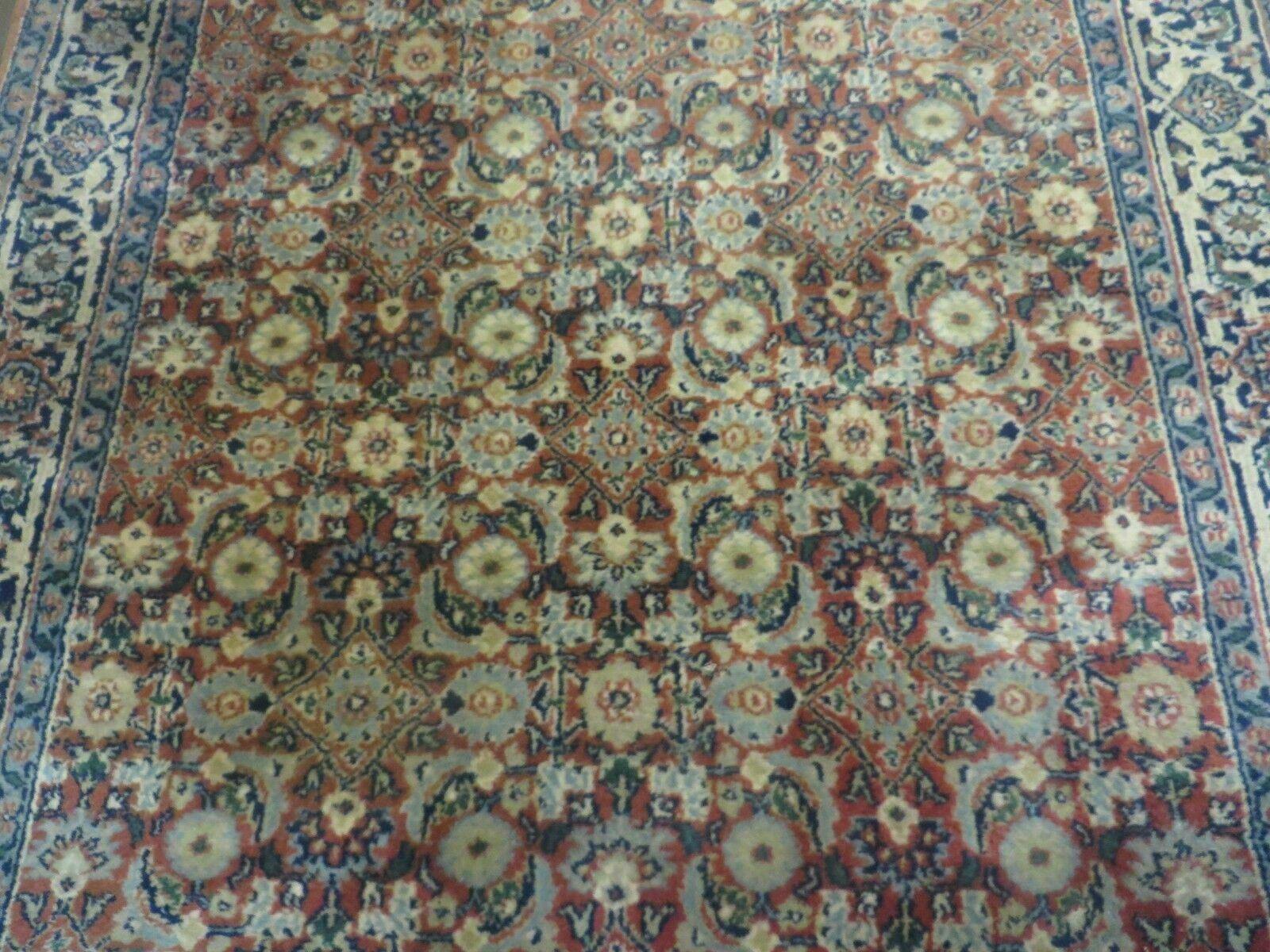 4' X 6' vintage Handmade India Amritsar Floral Oriental Wool Rug Organic Nice - Jewel Rugs
