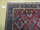 4' X 6' Vintage Handmade Fine India Jaipur Floral Oriental Wool Rug Red Nice - Jewel Rugs