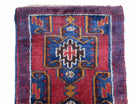 2' 8" X 4' 4" Vintage Handmade Tribal Wool Rug Balouchi Rug Afghan Rug Red Blue - Jewel Rugs