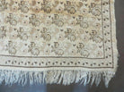 5' X 8' Antique Handmade Turkish Oushak Wool Rug Carpet Organic Dyes Beige Ivory Vintage Bohemian Boho Home Décor - Jewel Rugs