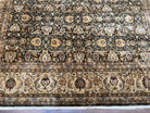 Indian Agra Rug 9x12, High Quality Indo Persian Carpet 9 x 12 ft, Mahal Rug, Tea Wash, Very Fine Oriental Rug, Allover Floral, Handmade Wool - Jewel Rugs