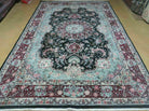 6' X 9' Vintage Hand Made Fine Chinese Floral Oriental Wool Silk Rug Carpet Nice - Jewel Rugs