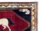 4 X 7 Handmade Hand-Knotted Quality Wool Rug White Horse Pony Veggie Dyes Tribal - Jewel Rugs