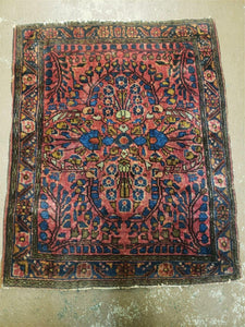2' X 2' 4" Antique Handmade Pakistani Wool Rug Nice - Jewel Rugs