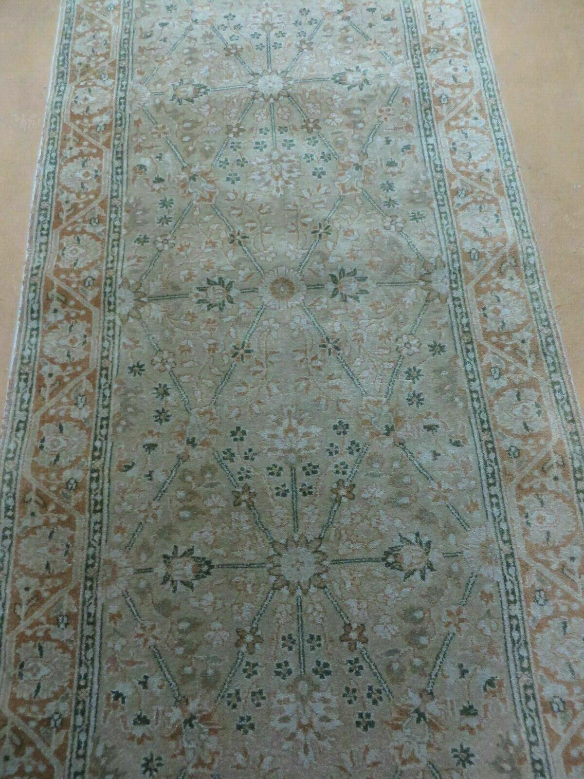 2' 8" X 12' SAFAVIEH Vintage Handmade Pakistan Wool Rug Runner Hand Knotted Wow - Jewel Rugs