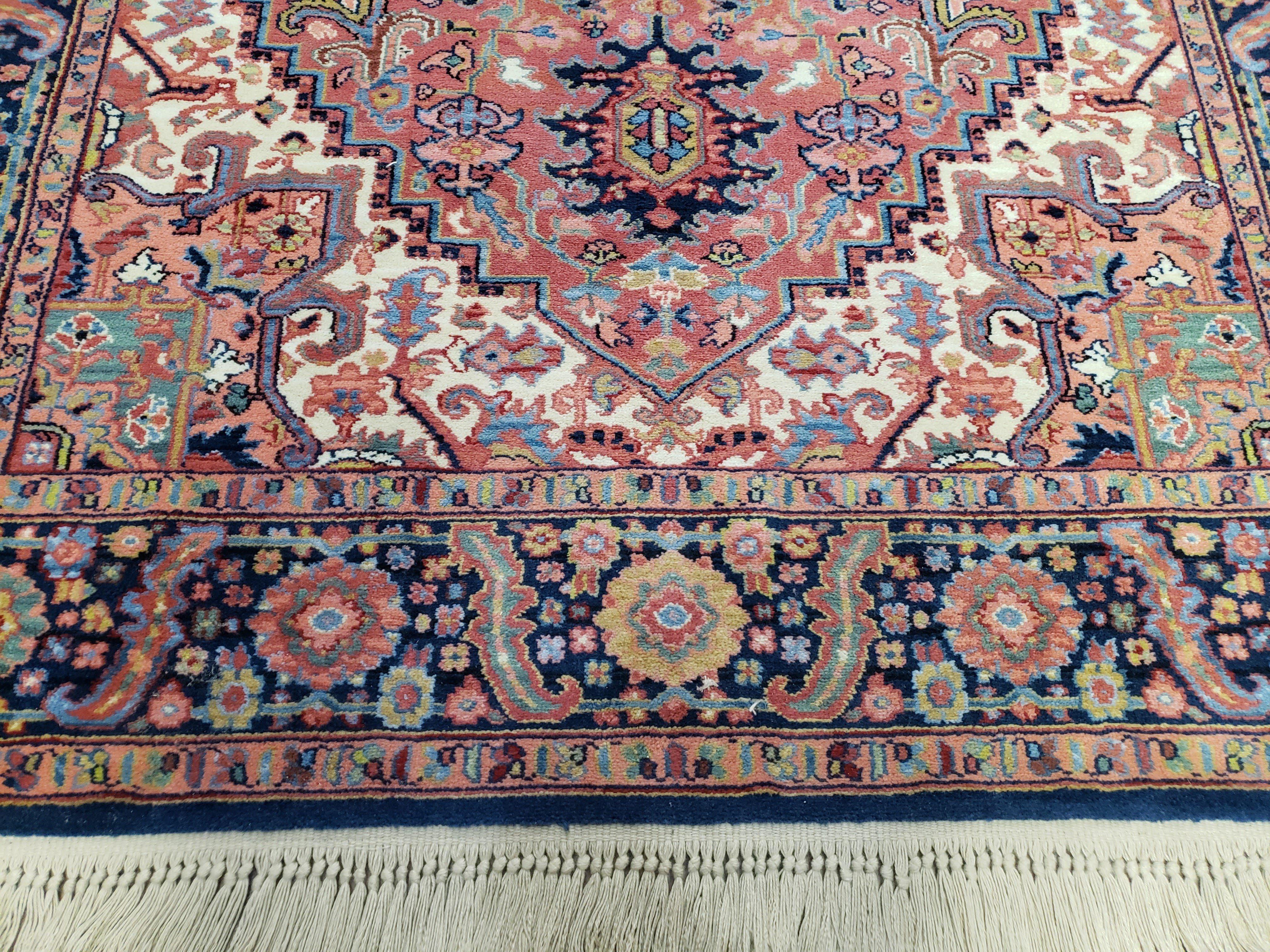 Karastan Heriz Rug 5'9" x 9', Vintage Karastan Wool Carpet Heriz Pattern #726, Hard to Find, Original 700 Series, Heriz Serapi Rug - Jewel Rugs