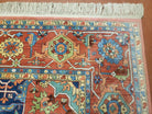 9x12 Karastan Rug Medallion Serapi Pattern 736 Wool Karastan Carpet 8.8 x 12 Authentic Karastan with Label Red - Jewel Rugs