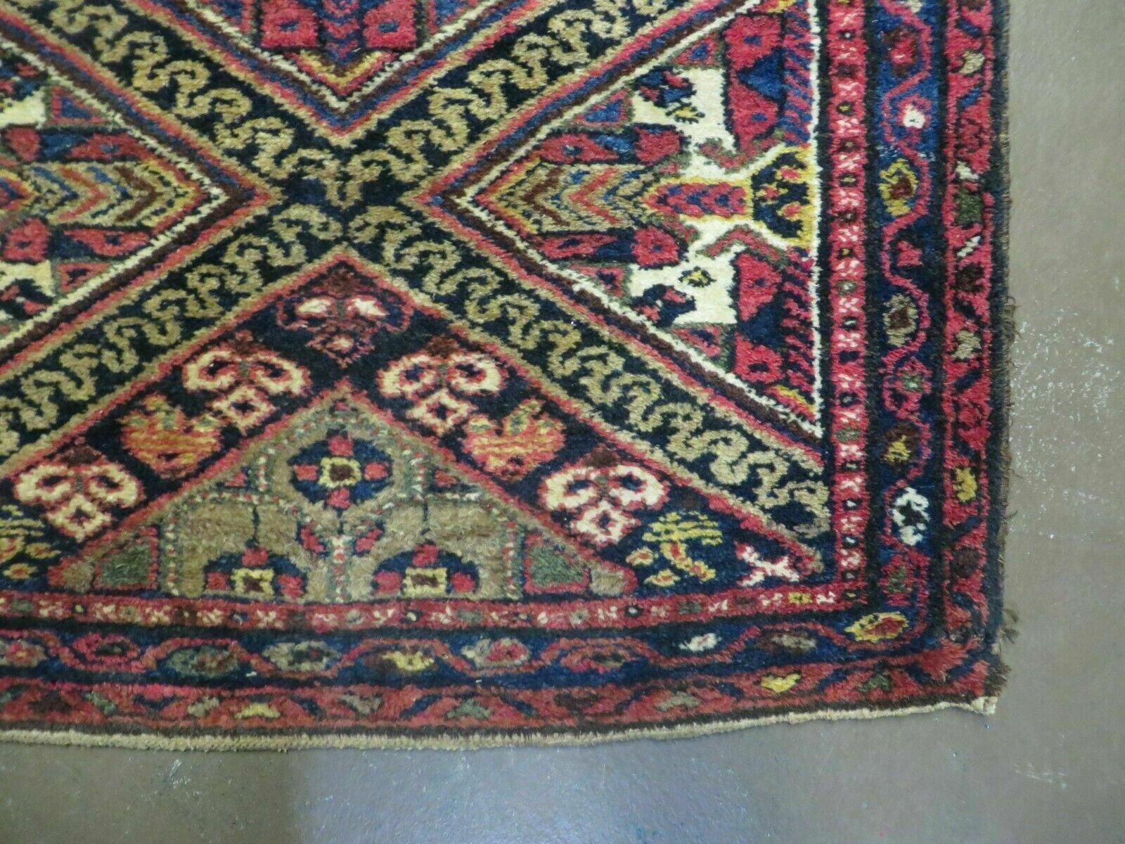 2' 6" X 9' Antique Handmade Turkish Anatolian Wool Runner Rug Nice - Jewel Rugs