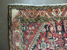 3'7" X 9' Vintage Handmade India Floral Oriental Wool Runner Rug Blue # 117 - Jewel Rugs