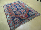 4' X 6' Handmade Caucasian Kazak Karabagh Shirvan Wool Rug Blue Nice - Jewel Rugs