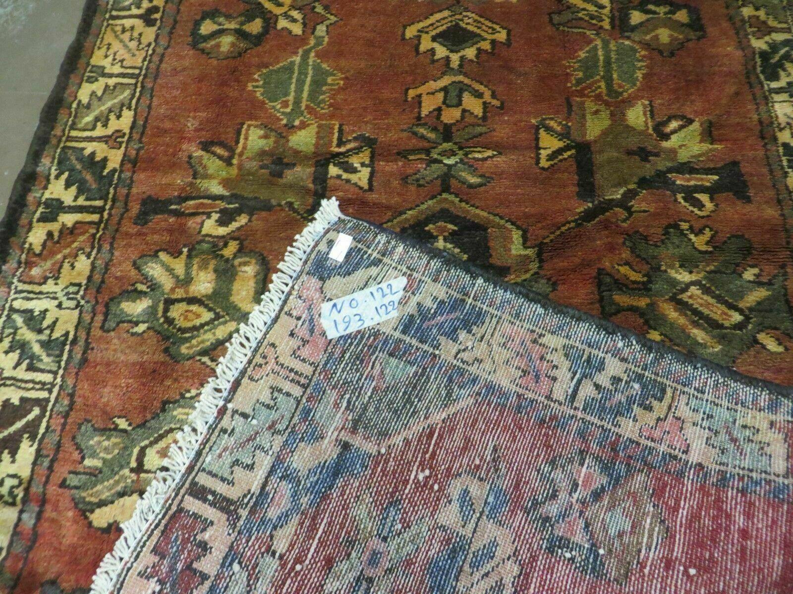 4' X 6' Antique 1920 Handmade Turkish Wool Rug Veg Dye Nice - Jewel Rugs