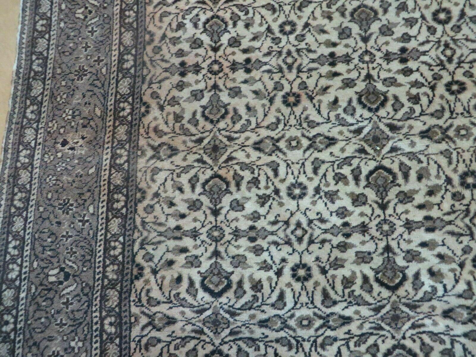 5' X 7' Vintage Handmade Turkish Sivas Hereke Rug Wool On Cotton Carpet Traditional & Boho Bohemian Home Décor - Jewel Rugs