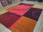 8' X 10' Tibetan Nepal Art Deco Hand Knotted Wool Rug Modern Contemporary Nice - Jewel Rugs