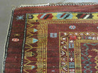 4' X 6' Antique Handmade Caucasian Shirvan Russian Armenian Wool Rug Colorful - Jewel Rugs