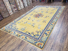 6' X 9' Antique Handmade Art Deco Nichols Peking Chinese Rug Carpet Gold Blue - Jewel Rugs