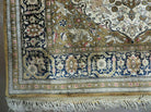 3' X 5' Fine Handmade Chinese Silk Rug Deer Birds Hand Knotted One Of A Kind - Jewel Rugs