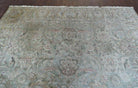 8' X 10' Vintage Handmade India Floral Oriental Top Quality Jaipur Tea Wash - Jewel Rugs