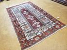 5x8 Turkish Rug - Turkish Oriental Carpet - Tribal Rug - Talesh Rug - Hand Knotted Wool Area Rug 4' 4" x 7' 6" Bedroom Rug Vintage - Jewel Rugs