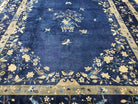 8' X 10' Antique Hand Made Art Deco Nichols Peking Chinese Rug Carpet Blue Nice - Jewel Rugs