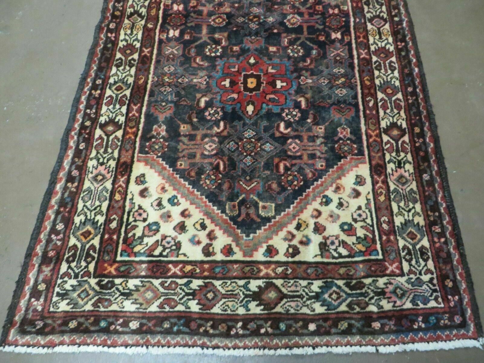 3' 6" X 10' 3" Antique Handmade Turkish Wool Runner Rug - Jewel Rugs