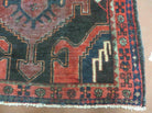 4' X 8' Antique Handmade India Geometric Oriental Tribal Wool Rug Red # 603 - Jewel Rugs