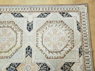 4' X6' Handmade English Pattern Needlepoint Wool Floral Rug Carpet Free Padding - Jewel Rugs