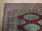 4' X 6' Vintage Handmade Bokhara Turkoman Pakistan Wool Rug Carpet Signed Nice - Jewel Rugs