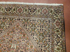 4' X 6' Vintage Fine Handmade India Allover Geometric Oriental Wool Rug Organic - Jewel Rugs