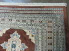 8' X 10' Vintage Handmade Bokhara Turkoman Pakistan Wool Rug Carpet Nice - Jewel Rugs