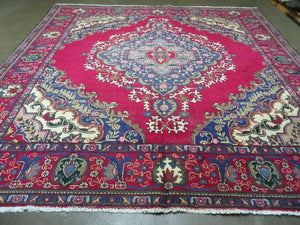 9' X 10' Vintage Fine Handmade Persian Wool Rug Carpet Square Nice - Jewel Rugs