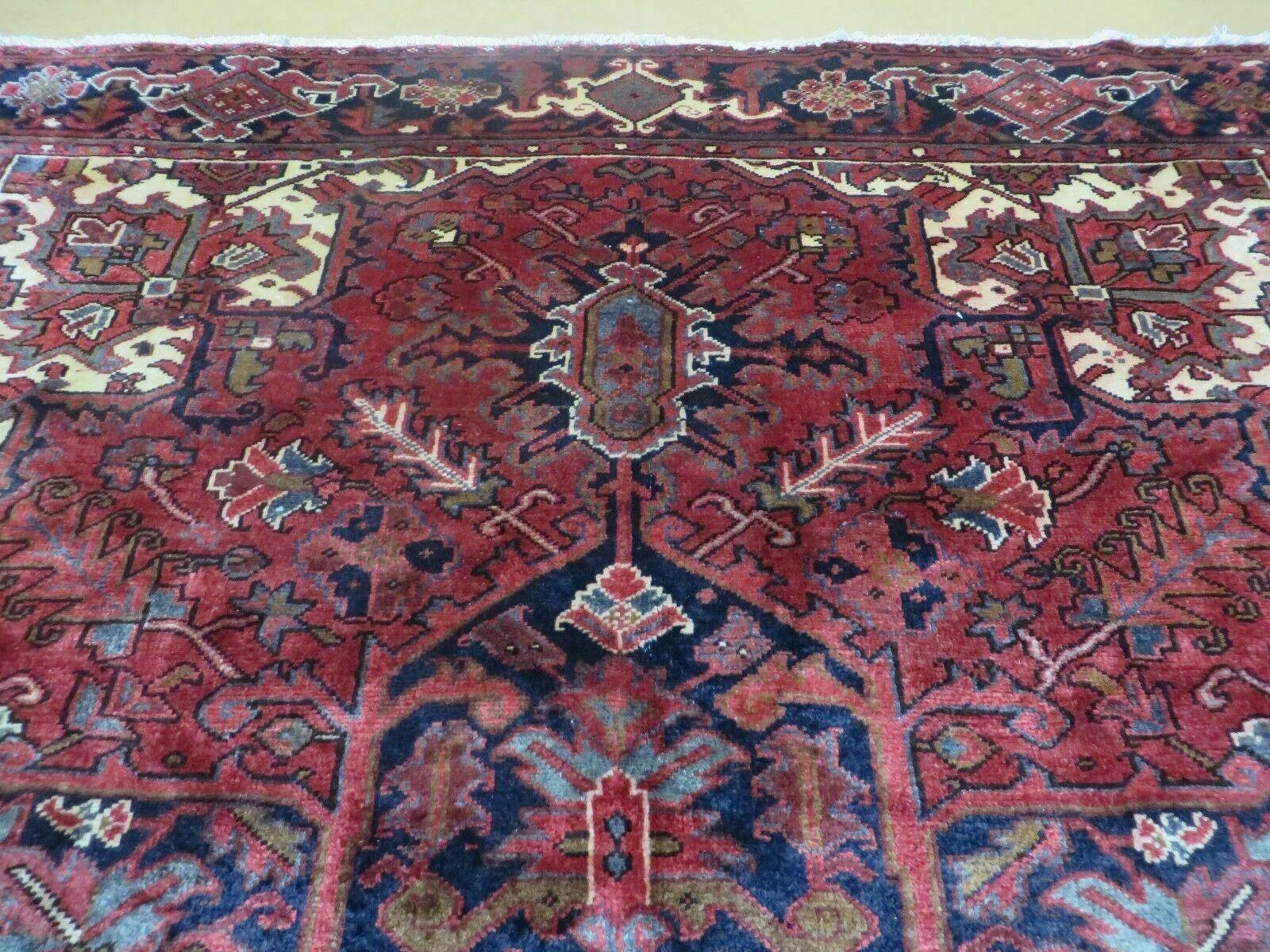 8' X 11' Vintage Handmade Turkish Wool Rug Nice - Jewel Rugs