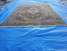 10' X 17' Antique Authentic Handmade Wool Rug Lavar Kirman - Jewel Rugs