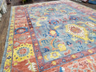 9x12 Safavieh Rug Sultanabad Collection Indian Carpet Wool Pile Colorful Playroom Rug Red Blue Yellow Wow - Jewel Rugs