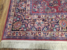 Vintage Karastan Rug Sarouk #785, Karastan 8.8 x 12 ft, Discontinued Karastan Rugs, Original 700 Series, Red Karastan Wool Carpet, Area Rug - Jewel Rugs