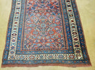 3' 8" X 11' Antique Handmade Turkish Wool Rug Veg Dye Runner Nice Rusted Red - Jewel Rugs