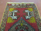 20" X 38" Antique Handmade Turkish Oushak Oshak Yastik Wool Rug Mat Turkey Nice - Jewel Rugs