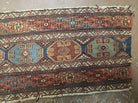 17' X 40" Antique Handmade Soumak Sumak Wool Rug Flat Weave - Jewel Rugs