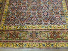 5' X 6' 5" Vintage Handmade Turkish Wool Rug Herati Fish Design Detailed Colorful Organic Vegetable Dyes Traditional Design - Jewel Rugs