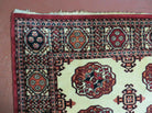 9' X 12' Karastan #704 Bokhara Pattern - Red & Ivory American Made Wool Rug Nice - Jewel Rugs