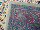 10' X 14' Vintage Hand Knotted Made Indian Agra Wool Rug Vegetable Dyes Ivory - Jewel Rugs