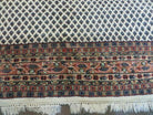 6' X 9' Vintage Hand Made Indian Paisley Design Wool Rug Ivory Nice - Jewel Rugs