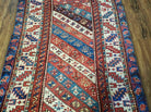 3' 5" X 8' 4" Antique Handmade Caucasian Wool Rug Runner Talesh Tribal Organic - Jewel Rugs