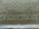 8' 7" X 11' 5" Vintage Handmade Pakistan Wool Rug Silk Accent Nice - Jewel Rugs