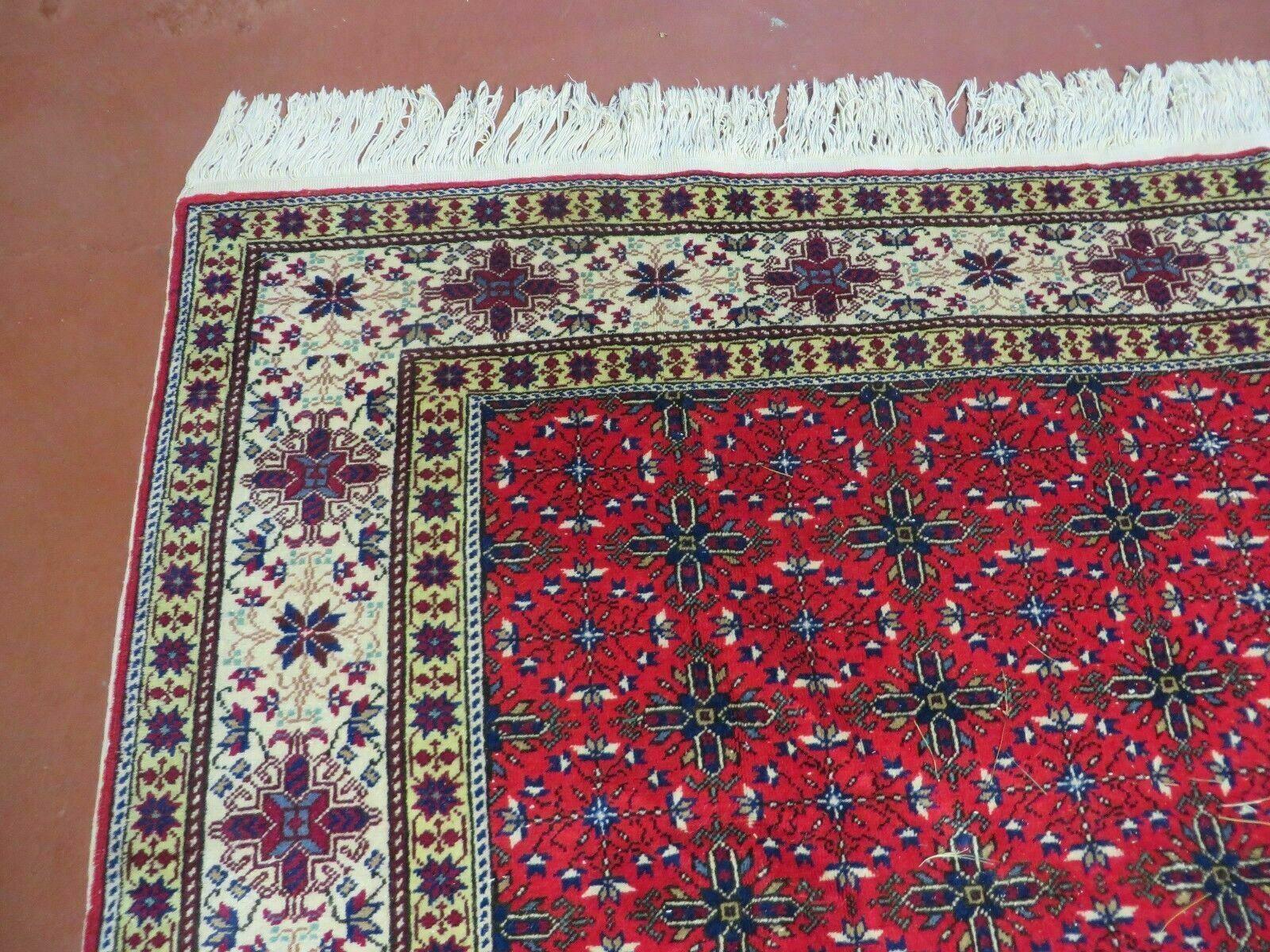 6' X 10' Vintage Handmade Turkish Sevas Kayseri Wool Rug Carpet Nice - Jewel Rugs