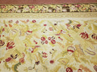 9' X 11' Handmade Chinese Needlepoint Wool Floral Rug Carpet Rose Garden Chic - Jewel Rugs