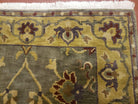 5x7 Tibetan Rug 5x8 Nepal Carpet Wool Green Vintage Hand-Knotted Area Rug Foyer Rug - Jewel Rugs