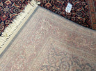 5' 6" x 8' 8" Power Loomed European Wool Rug Belgium Made Detailed Blue Nice - Jewel Rugs