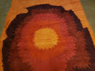 4' X 6' Vintage 1960 Danish Rya Shag DeLuxe Ege Rug Mid-Century Modern Orange Wow - Jewel Rugs