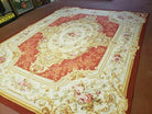 8' X 10' One Of A Kind Hand Made French Aubusson Weave Savonnerie Wool Rug - Jewel Rugs