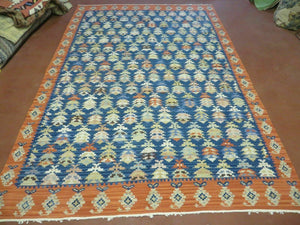 6' X 9' Turkish Kilim Handmade Flat Weave Wool Rug Veg Dye - Jewel Rugs